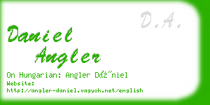 daniel angler business card